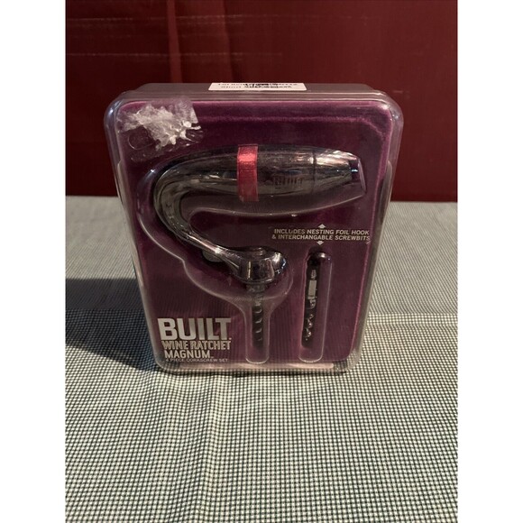 BUILT WINE‎ RATCHET MAGNUM 4-PIECE SET, PURPLE - Picture 1 of 4